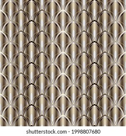 Vector lines. Art Deco Pattern. Luxury vintage illustration