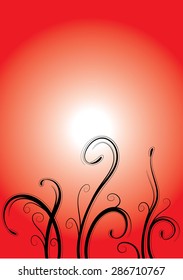 vector lines with background