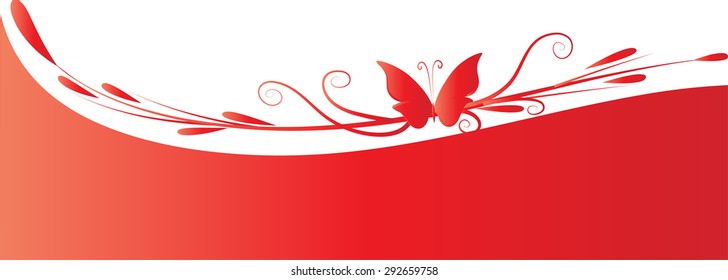 Vector lines drawing butterfly wing background