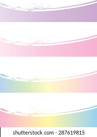 Vector lines drawing flowers lace with background