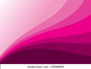 Vector lines drawing pink background