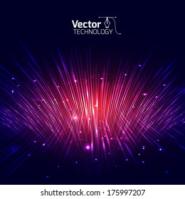 Vector lines equalizer 3D