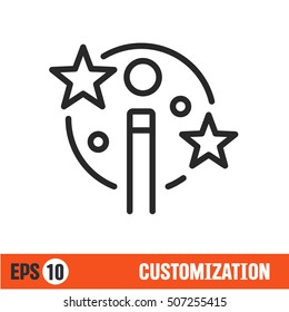 Vector Lines Icon Customization