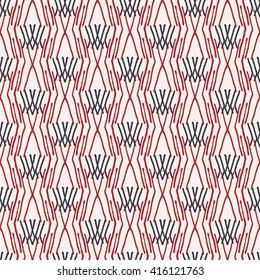 Vector lines pattern. Seamless pattern. Vector abstract background.
