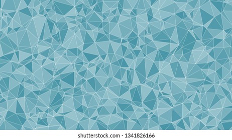 Vector lines and triangles shapes chaos