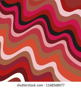 vector lines, waves, colorful, paper color