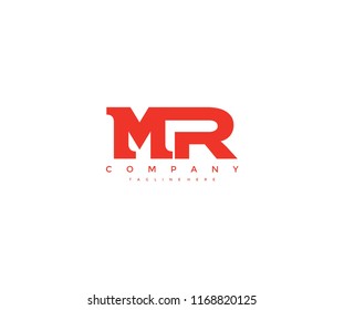 Vector Linked MR Letter Logo Design