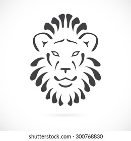 vector lion head 