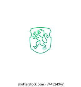 vector lion logo