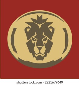 emblema del logotipo del león vector, marca de logarca, símbolo, 