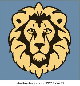 vector lion logo emblem, logomark, symbol, 