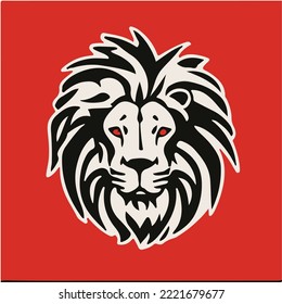 vector lion logo emblem, logomark, symbol, 