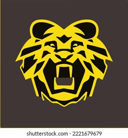 vector lion logo emblem, logomark, symbol, 