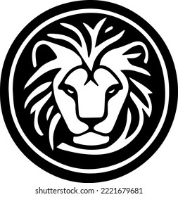 vector lion logo emblem, logomark, symbol, 