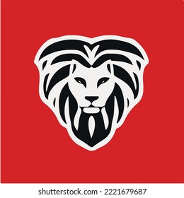 emblema del logotipo del león vector, marca de logarca, símbolo, 