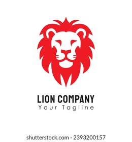 Vector lion logo simple and minimalist. The Lion Logo is a regal collection that encapsulates the majesty, strength, and timeless appeal of the lion. 