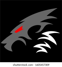 Vector Lion simple design art