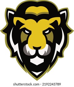 Vector Lion Sport Logo Design Lion Stock Vector (Royalty Free ...