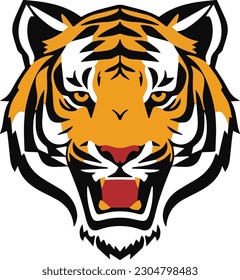 Vector of lion sport logo, lion head vector drawing, lion head mascot Logo design, lion Logo design any kind of graphic work. Vector Template Illustration Design.