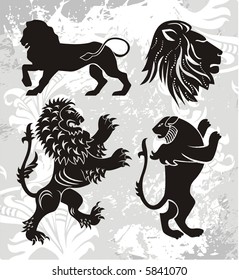 vector lions