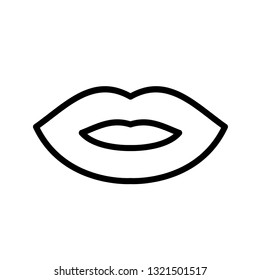 Vector Lips Icon
