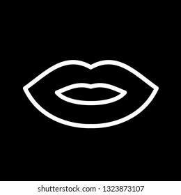 Vector Lips Icon

