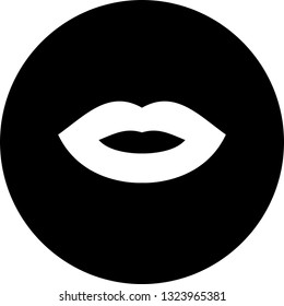 Vector Lips Icon
