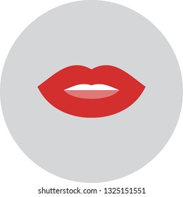 Vector Lips Icon

