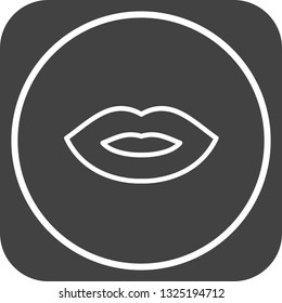 Vector Lips Icon
