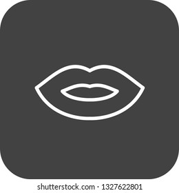 Vector Lips Icon
