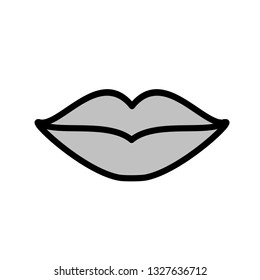 Vector Lips Icon
