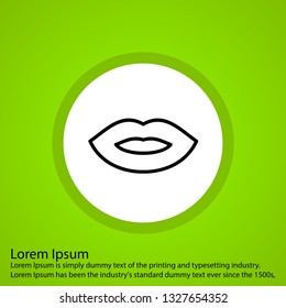 Vector Lips Icon
