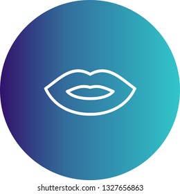 Vector Lips Icon
