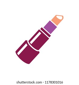 vector lipstick makeup - female cosmetic beautiful illustration isolated