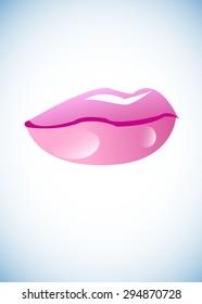 vector lipstick red lips mouth female makeup