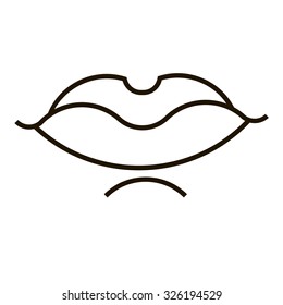 vector, lipstick, red, lips, mouth, female, makeup