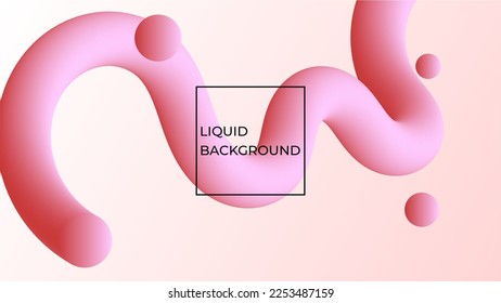 vector liquid abstract background template 