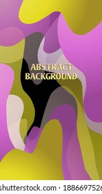 Vector, Liquid Abstract background Trendy gradient shapes composition,Perfect For Simple Brochure Etc