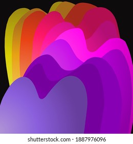 Vector, Liquid Abstract background Trendy gradient shapes composition,Perfect For Simple Brochure Etc