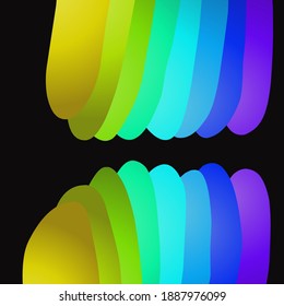 Vector, Liquid Abstract background Trendy gradient shapes composition,Perfect For Simple Brochure Etc