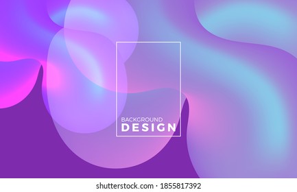 Vector Liquid color background design. Fluid gradient shapes composition. Futuristic design template.