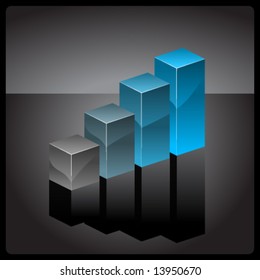 Vector liquid diagram