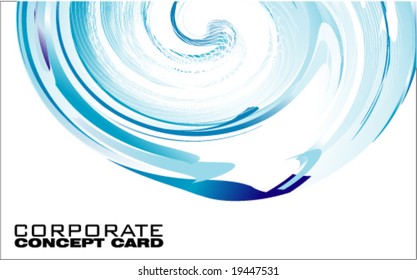 VECTOR Liquid effect Business card
