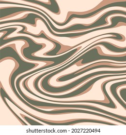 vector liquid marble soft color, soft brown, adn green macha