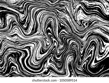 Vector liquid texture. Grunge wavy background.