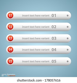 Vector list of options.