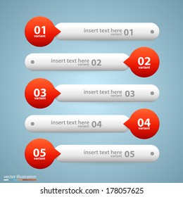 Vector list of options.