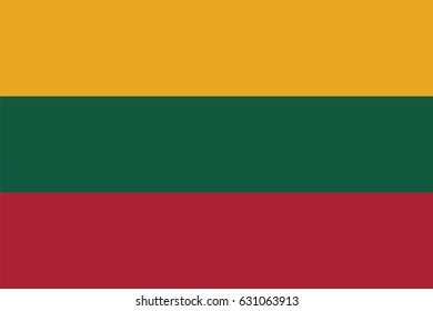 Vector Lithuania flag, Lithuania flag illustration, Lithuania flag picture, Lithuania flag image