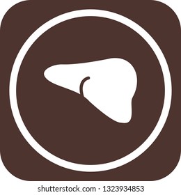 Vector Liver Icon