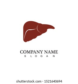 vector liver icon flat logo,human disease health design,liver anatomy medical health.